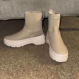 Hunter Flatform Chelsea Boots